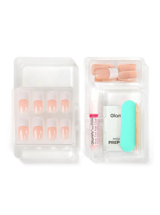 Absolute New York Glamify Iconic French Press On Nails - Long Square