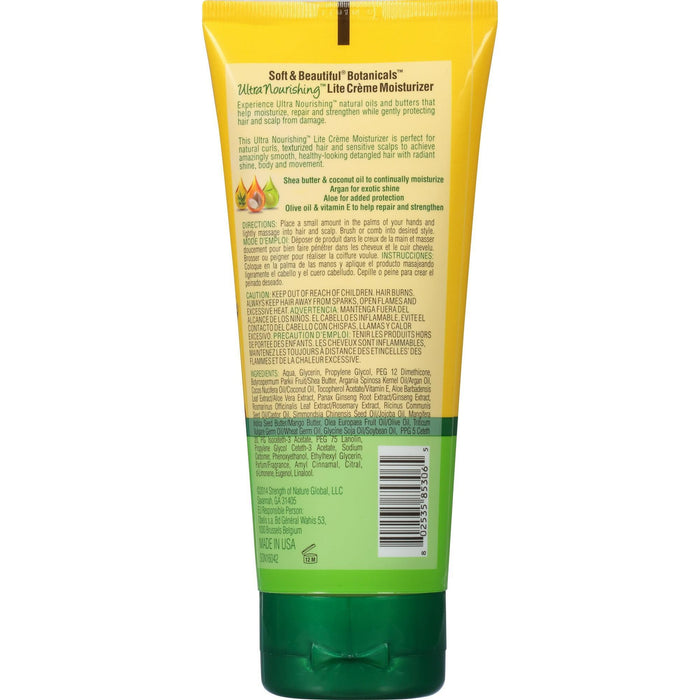 Soft & Beautiful Botanicals Lite Creme Moisturizer 6oz