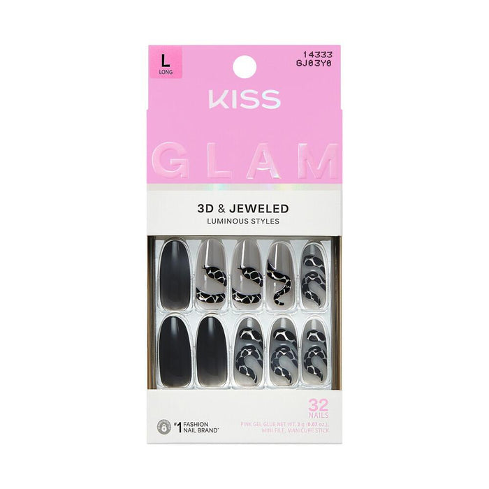 KISS Glam Jeweled Nails - Bestie