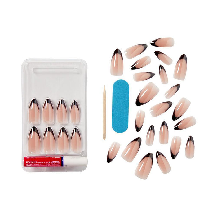 KISS Gel Fantasy Allure Nails - Choco Glazed