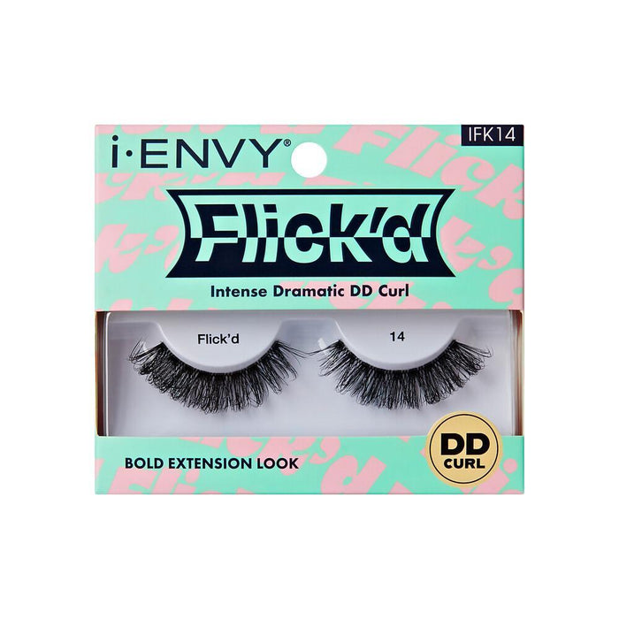 i-Envy by KISS 3D Flick'd Lashes - DD Curl #14