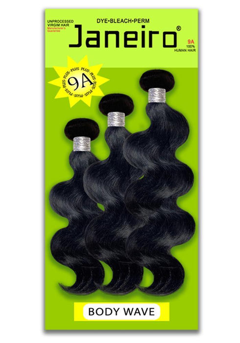 9A Janeiro - 100% Virgin Hair 3 Bundle Pack - Body Wave