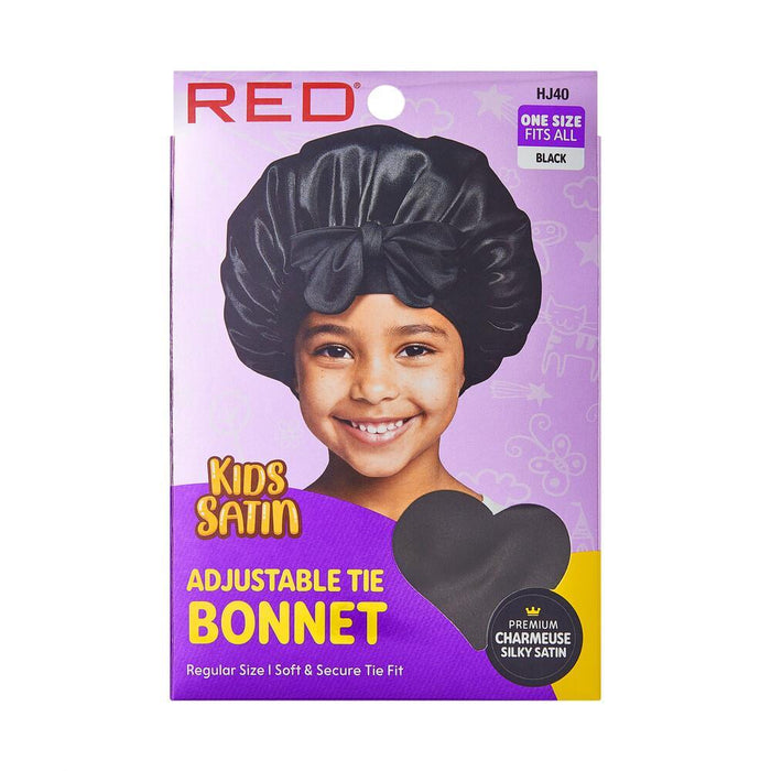 RED by KISS Adjustable Tie Bonnet - Black
