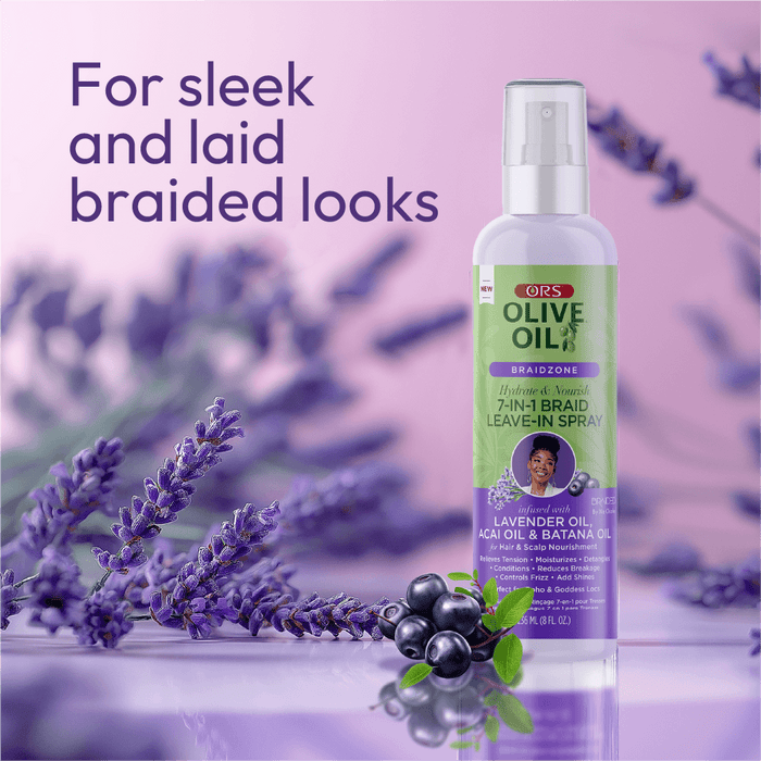 ORS Olive Oil Braidzone 7-in-1 Braid Leave-In Spray 8oz