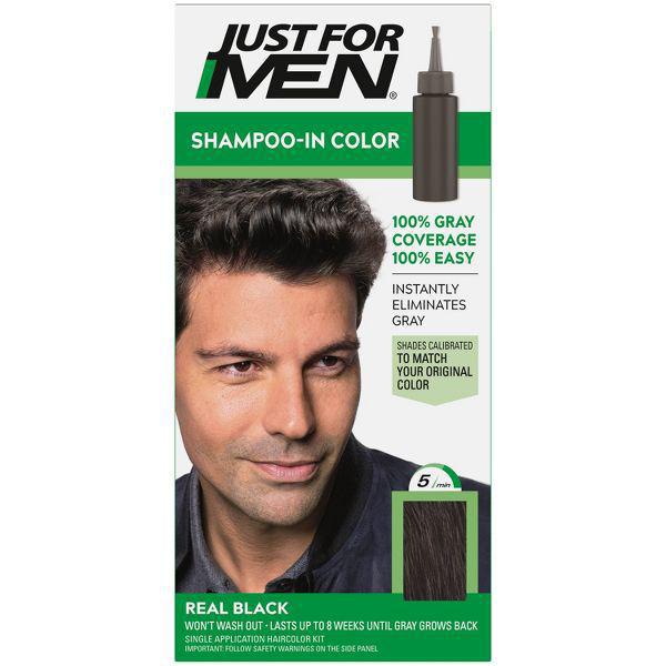 Just For Men Shampoo In Hair Color