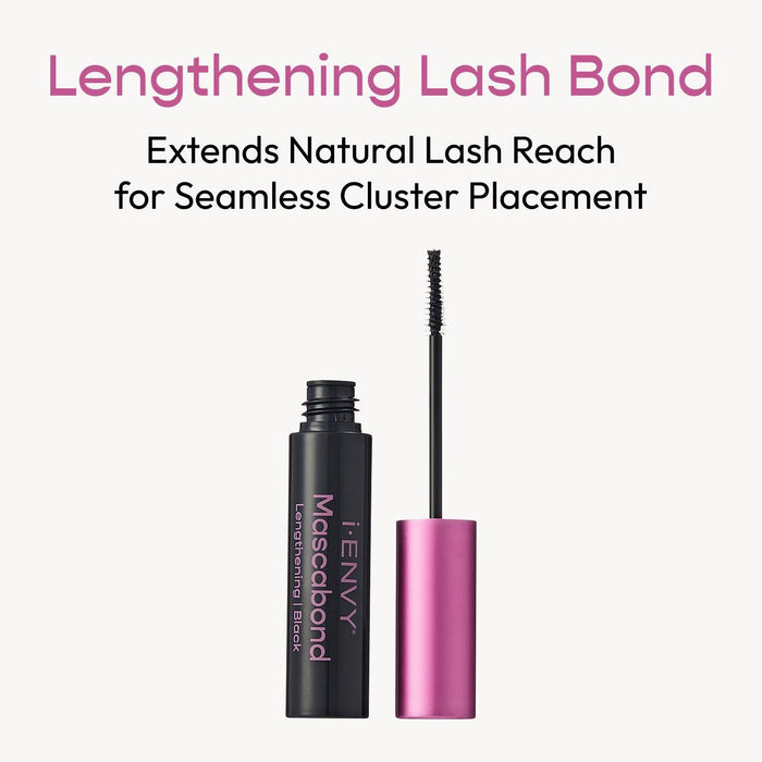 i-ENVY Lengthening Mascabond Lash Bond and Mascara - Black