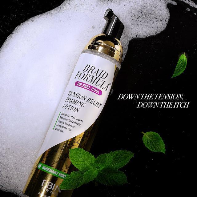 EBIN New York Dr. Feel Cool Tension Relief Foaming Lotion 3.38oz - Rosemary Mint + Biotin