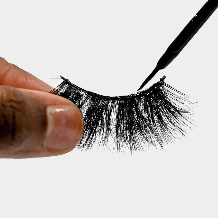 EBIN New York Grip Bond Eyelash Adhesive 0.5oz - Brush Type Black