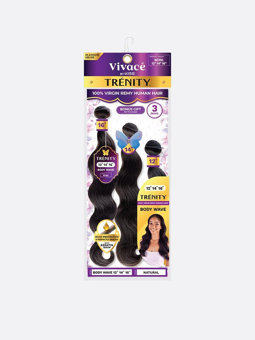 Vivace by KISS 100% Virgin Remy Human Hair Trenity Multi Body Wave