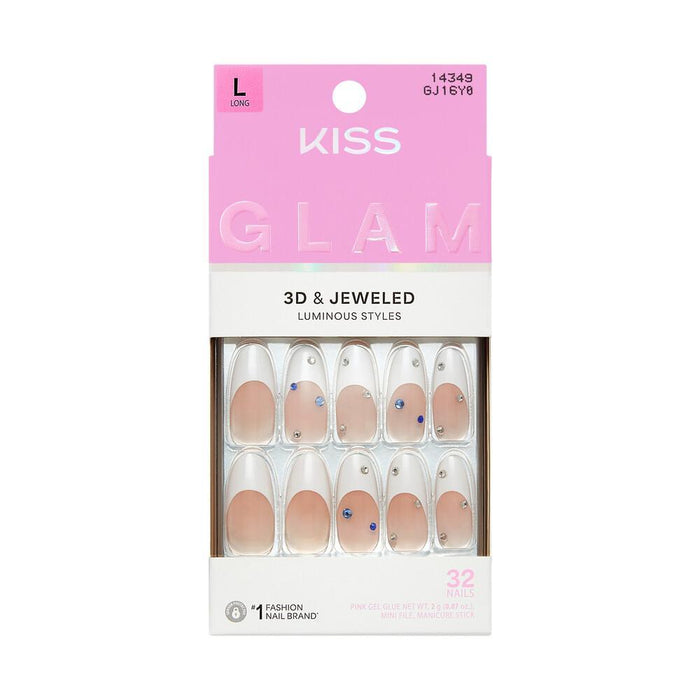 KISS Glam Jeweled Nails - Vogue Girl