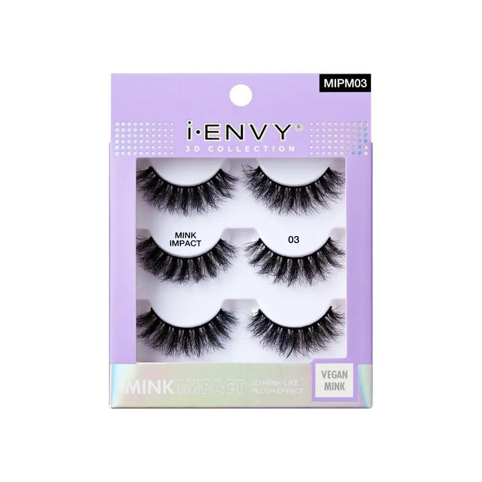 i-ENVY by KISS 3D Mink Impact Multi Pack Lashes