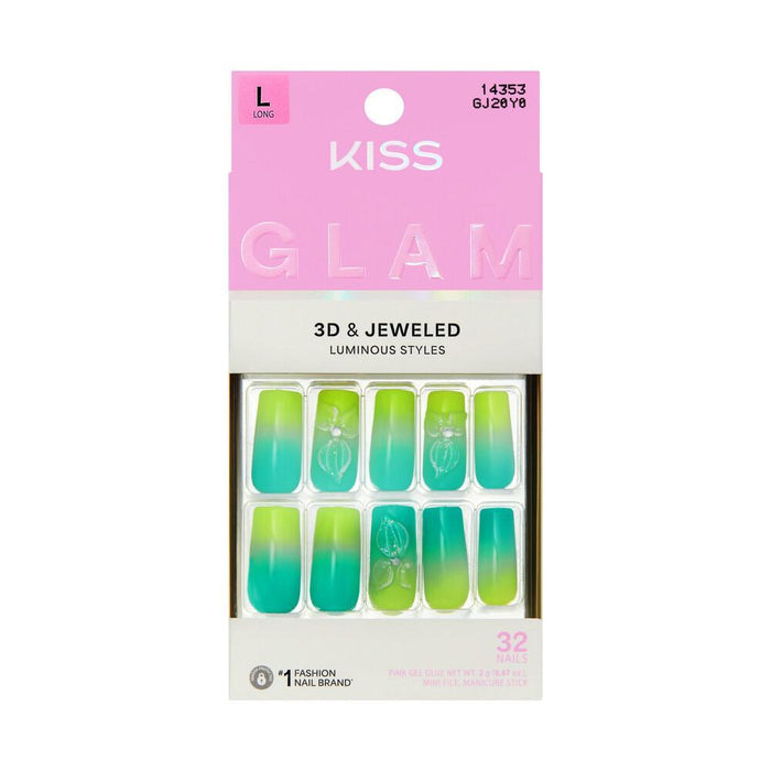 KISS Glam Jeweled Nails - Modernism
