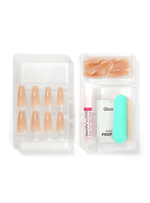 Absolute New York French Chic Press On Nails - Coffin Long