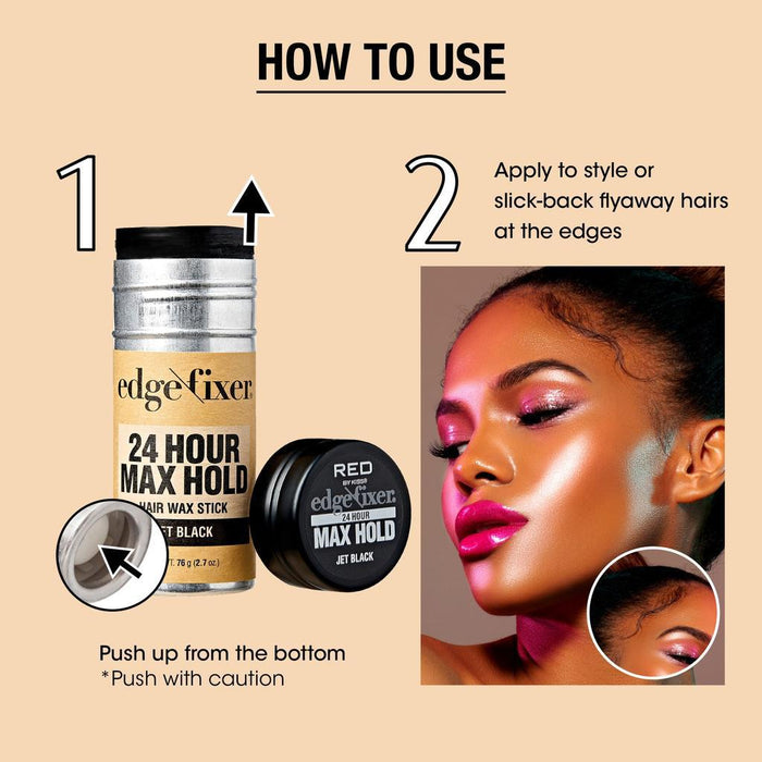 RED by KISS Edge Fixer Colored Hair Wax Stick