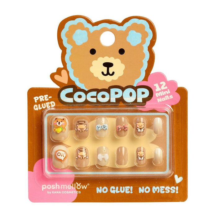Poshmellow CocoPop Mini Pre-Glued Kid's Nails