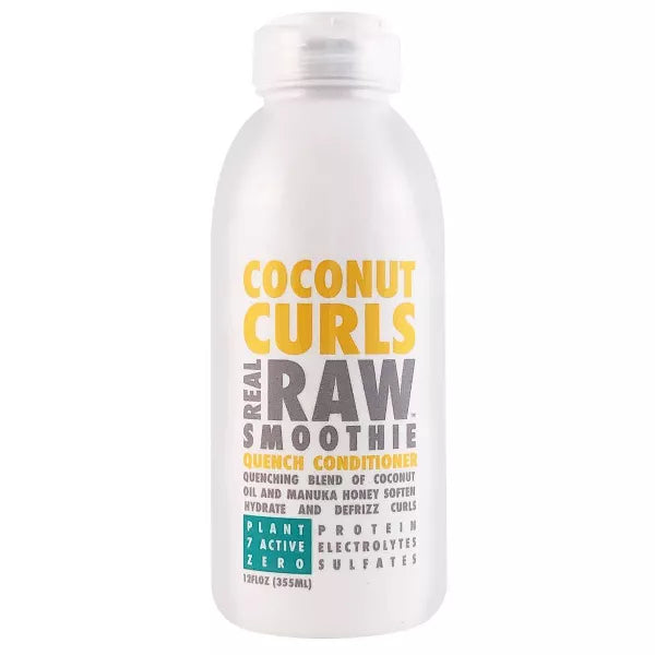 Real Raw Shampoothie Coconut Curls Quench Conditioner 12oz
