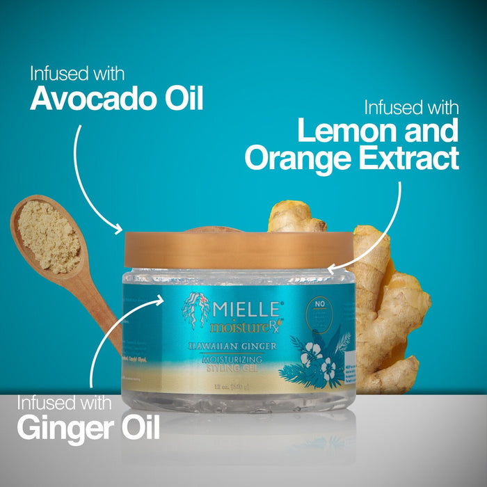 Mielle Moisture RX Hawaiian Ginger Styling Gel 12oz