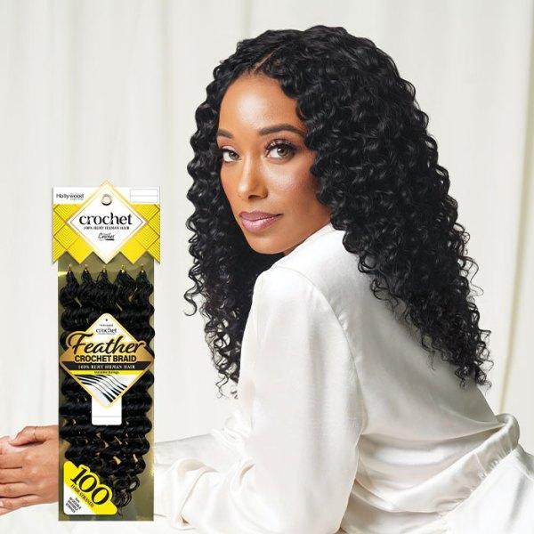 Zury Hollywood 100% Remy Human Hair Crochet Braid Deep 18"
