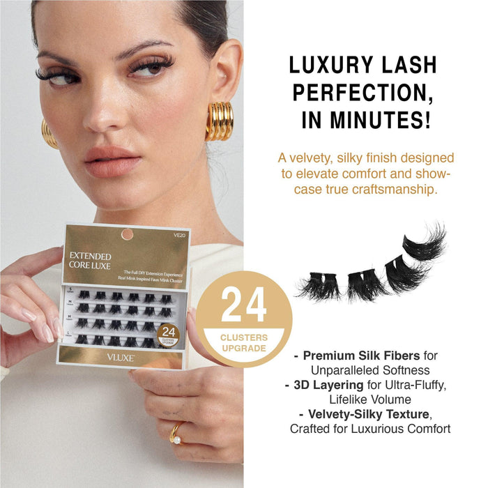 VLuxe by i-ENVY Extended Core Luxe Lash Clusters