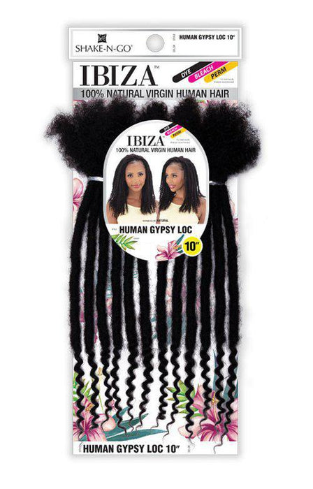 Ibiza Human Gypsy Loc 10" - Natural