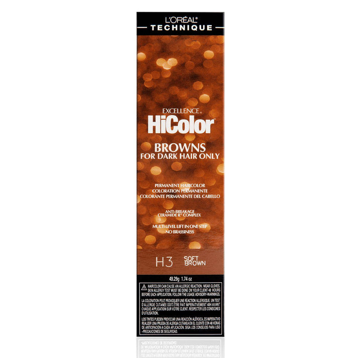 L'Oreal Excellence HiColor 1.74oz - H3 Soft Brown