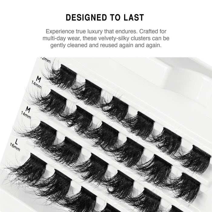 VLuxe by i-ENVY Extended Core Luxe Lash Clusters