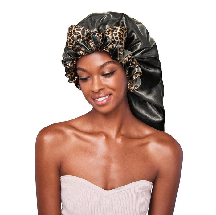 RED by KISS Ruffle Tie Braid Bonnet