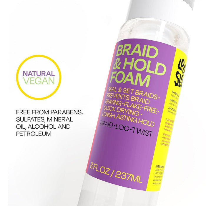 Lock'N Sleek Braid and Hold Foam 8oz
