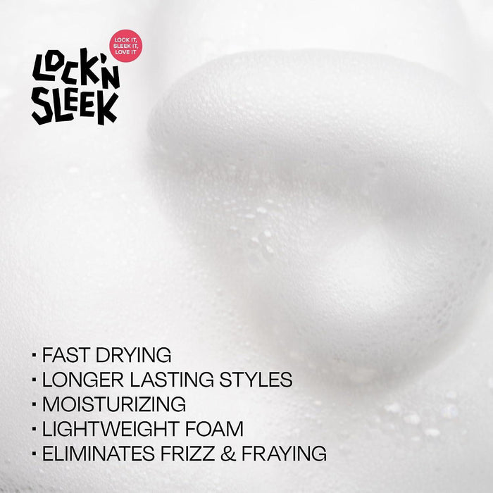 Lock'N Sleek Braid and Hold Foam 8oz