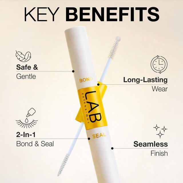 EBIN NEW YORK Lab Extensions Dual Bond and Seal - Clear