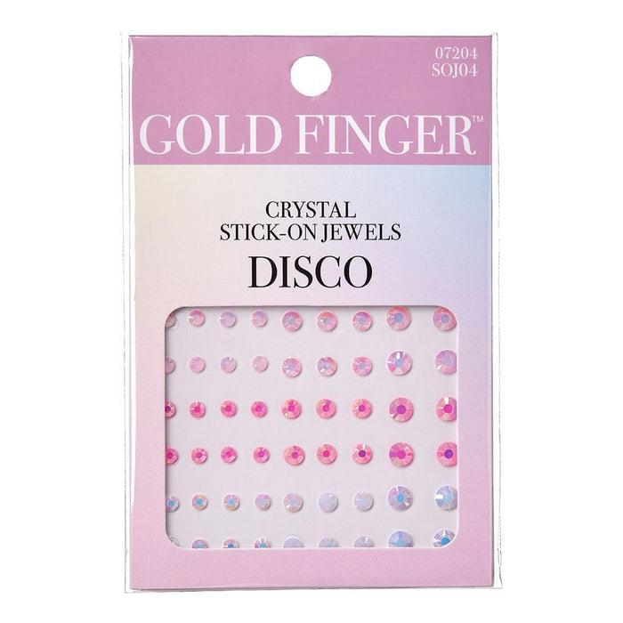 Gold Finger Crystal Stick-On Jewels