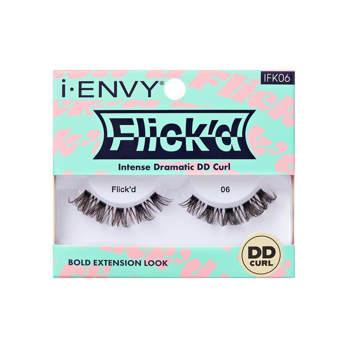 i-Envy by KISS 3D Flick'd Lashes - DD Curl #06