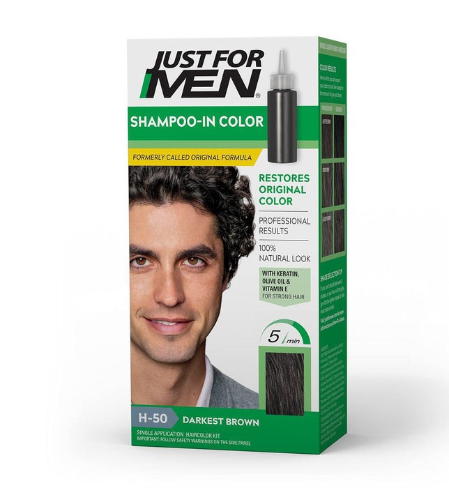 Just For Men Shampoo In Hair Color