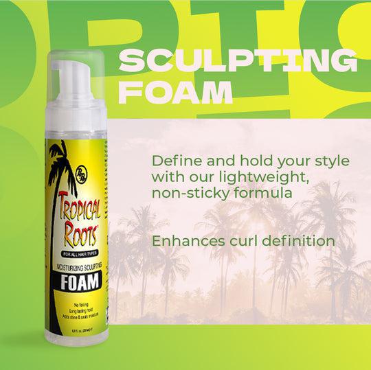 Bronner Brothers Tropical Roots Moisturizing Sculpting Foam 8.5oz