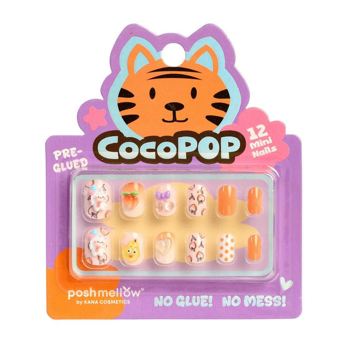 Poshmellow CocoPop Mini Pre-Glued Kid's Nails