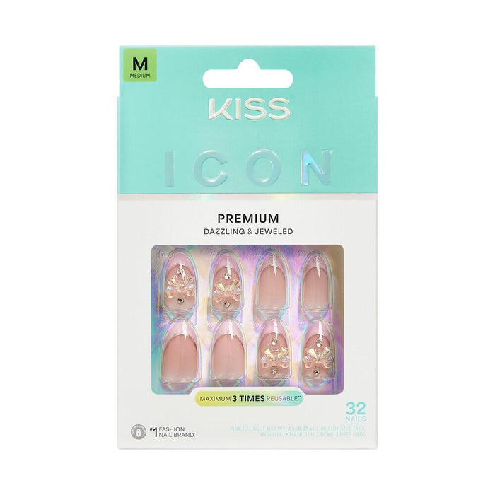 KISS Icon Premium Nails - Vibrant