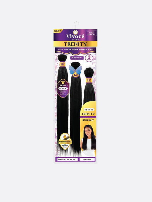 Vivace by KISS 100% Virgin Remy Human Hair Trenity Multi Straight Pack