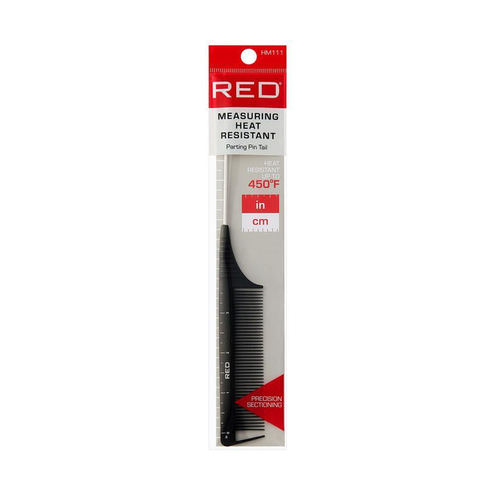 RED by KISS Heat Resistant Measuring Parting Pintail Comb