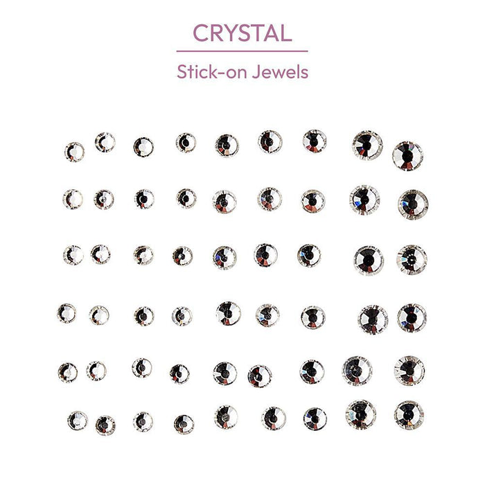 Gold Finger Crystal Stick-On Jewels