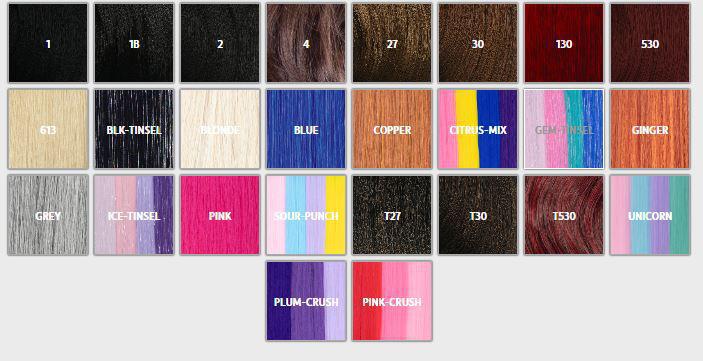 Model Model Glance Braid 4x Formation Kid's Braid 16"