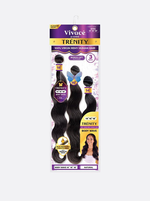 Vivace by KISS 100% Virgin Remy Human Hair Trenity Multi Body Wave