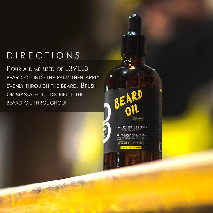 L3VEL3 Beard Oil 3.38oz