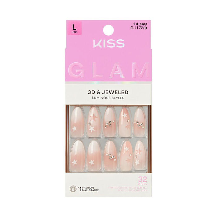KISS Glam Jeweled Nails - Hot Girl Summer