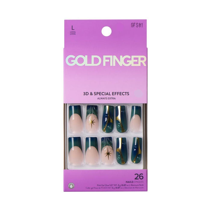 Gold Finger Special Effect Nails - Sparkling Soda