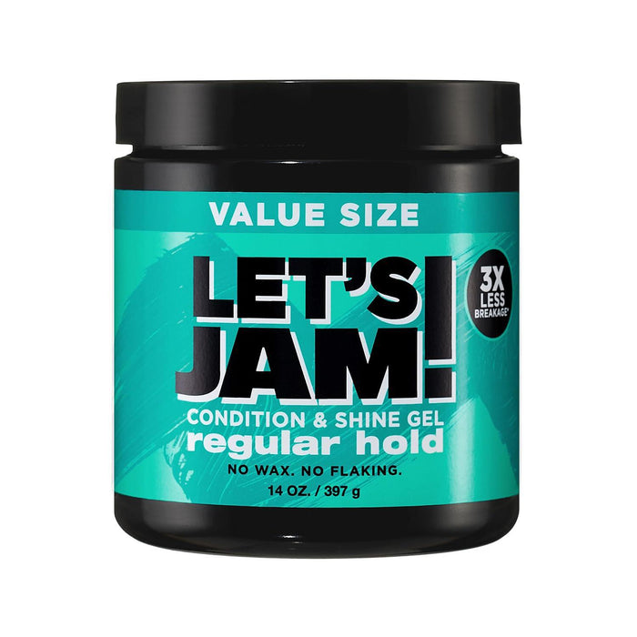 Let's Jam Shining and Conditioning Hair Gel 14oz - Regular Hold
