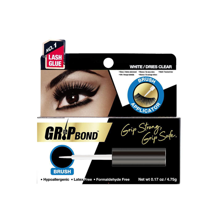 EBIN New York Grip Bond Eyelash Adhesive 0.17oz - Brush Type White