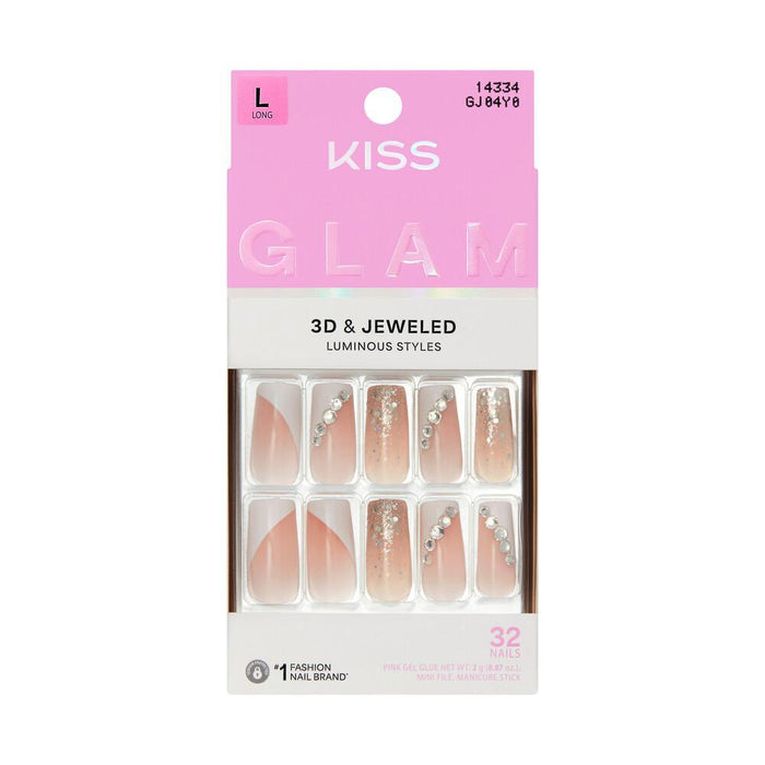 KISS Glam Jeweled Nails - Cray Cray