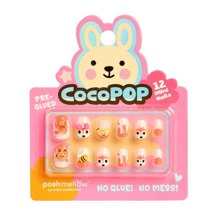 Poshmellow CocoPop Mini Pre-Glued Kid's Nails