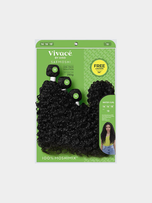 Vivace by KISS Saemoshi Water Curl Multi Pack 14" 16" 18" + Crown