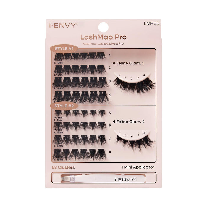 i-ENVY by KISS LashMap Pro Lash Cluster Kit with Mini Tweezer